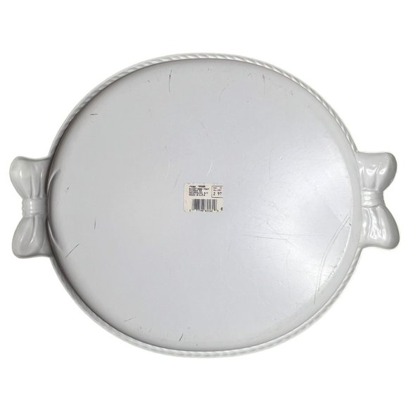 Vintage Easter Bunny Tray Decor Colorful 1990s Molded Plastic 15 in - Picture 3 of 4